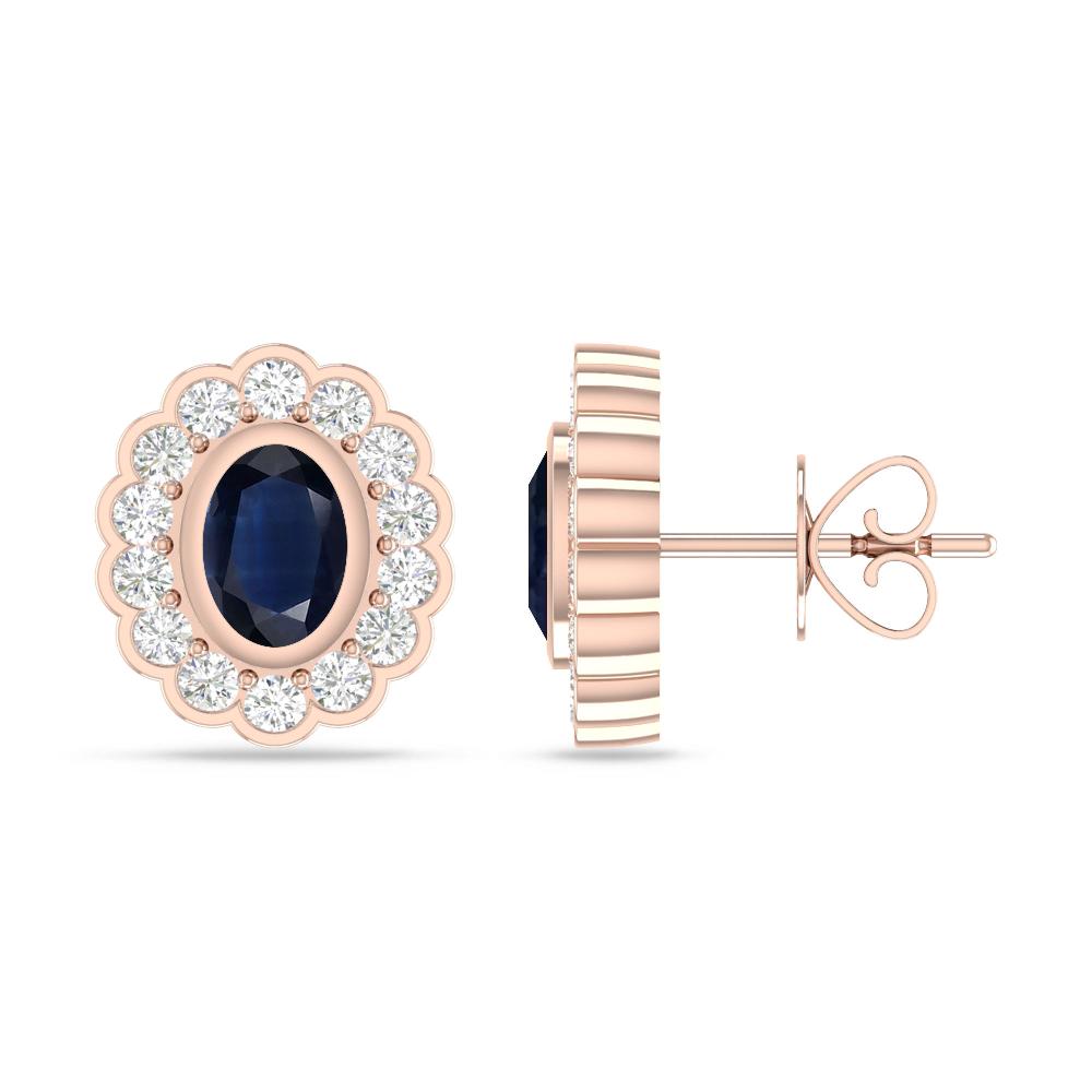 Rose Gold - Sapphire